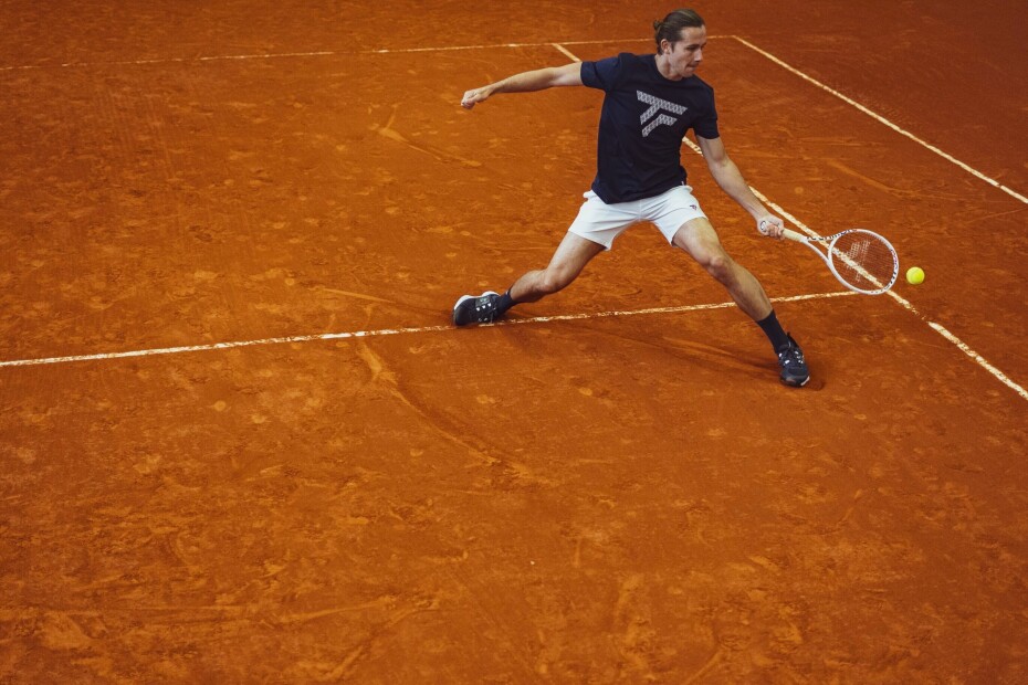 Pánské tričko Tecnifibre  Pro Training Tee Navy M - main (3)