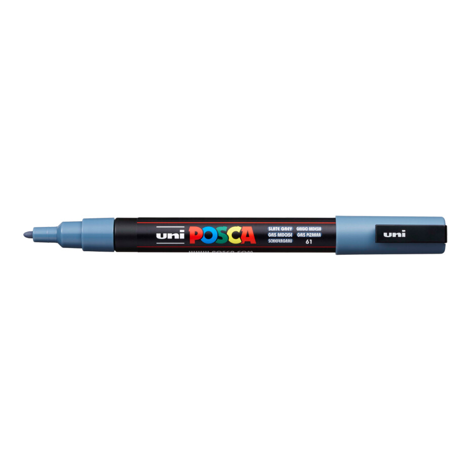 Posca popisovač PC-3M, 0,9 - 1,3 mm, břidlicově šedá (61) - main (0)