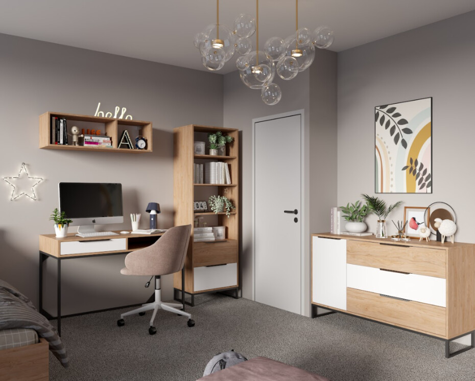 ArtGiB Šatní skříň LANDRO LR-10 - main (6)
