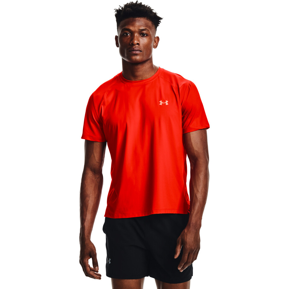 Pánské tričko Under Armour  Iso-Chill Run 200 SS Dark Orange M - main (2)