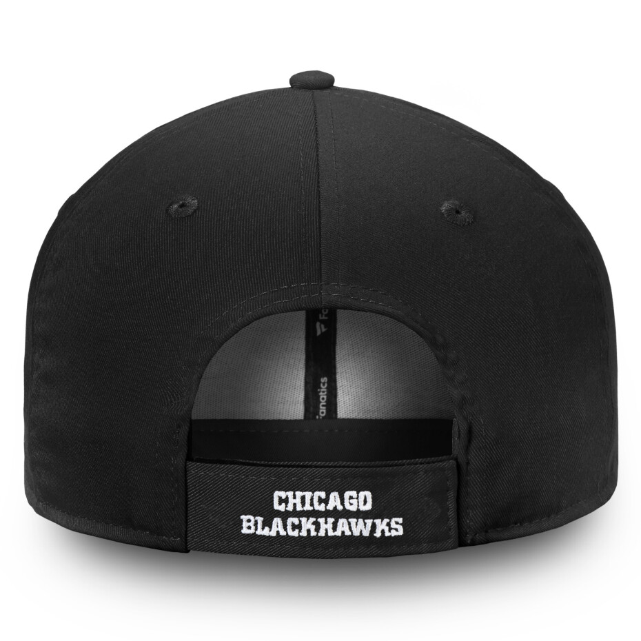 Pánská kšiltovka Fanatics  Core Structured Adjustable Chicago Blackhawks - main (1)