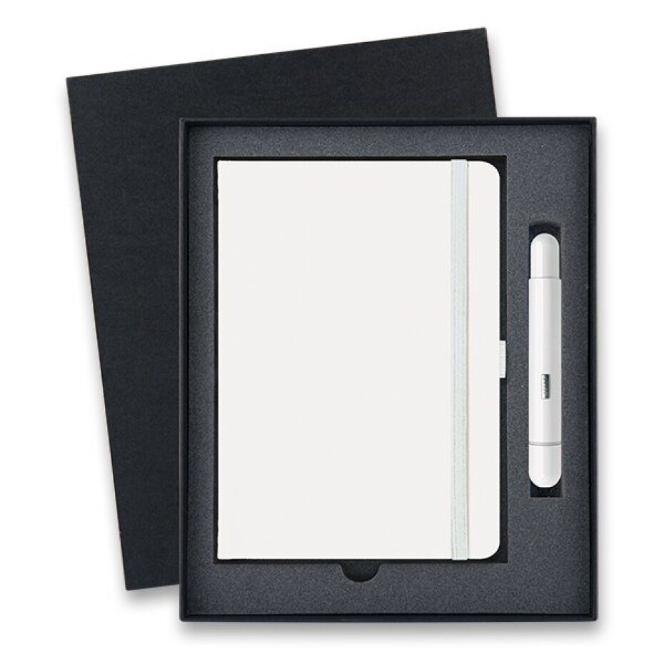 Dárková sada Kuličkové pero Lamy Pico Shiny White a zápisník 1506/2881981 - main (0)