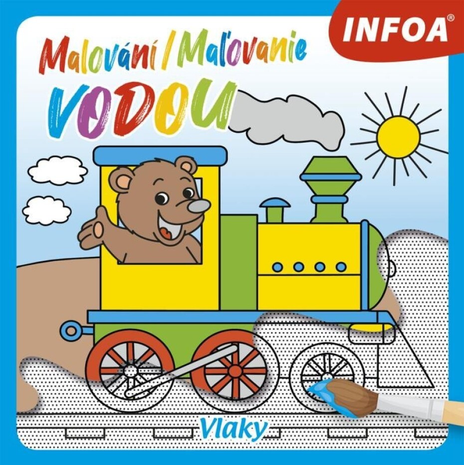 Malování / Maľovanie vodou - Vlaky - main (0)