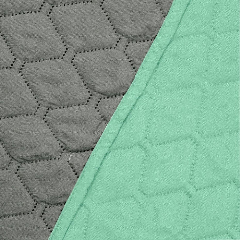 DecoKing Přehoz na postel Axel mátová/ocelová, 170 x 210 cm, 170 x 210 cm - main (5)