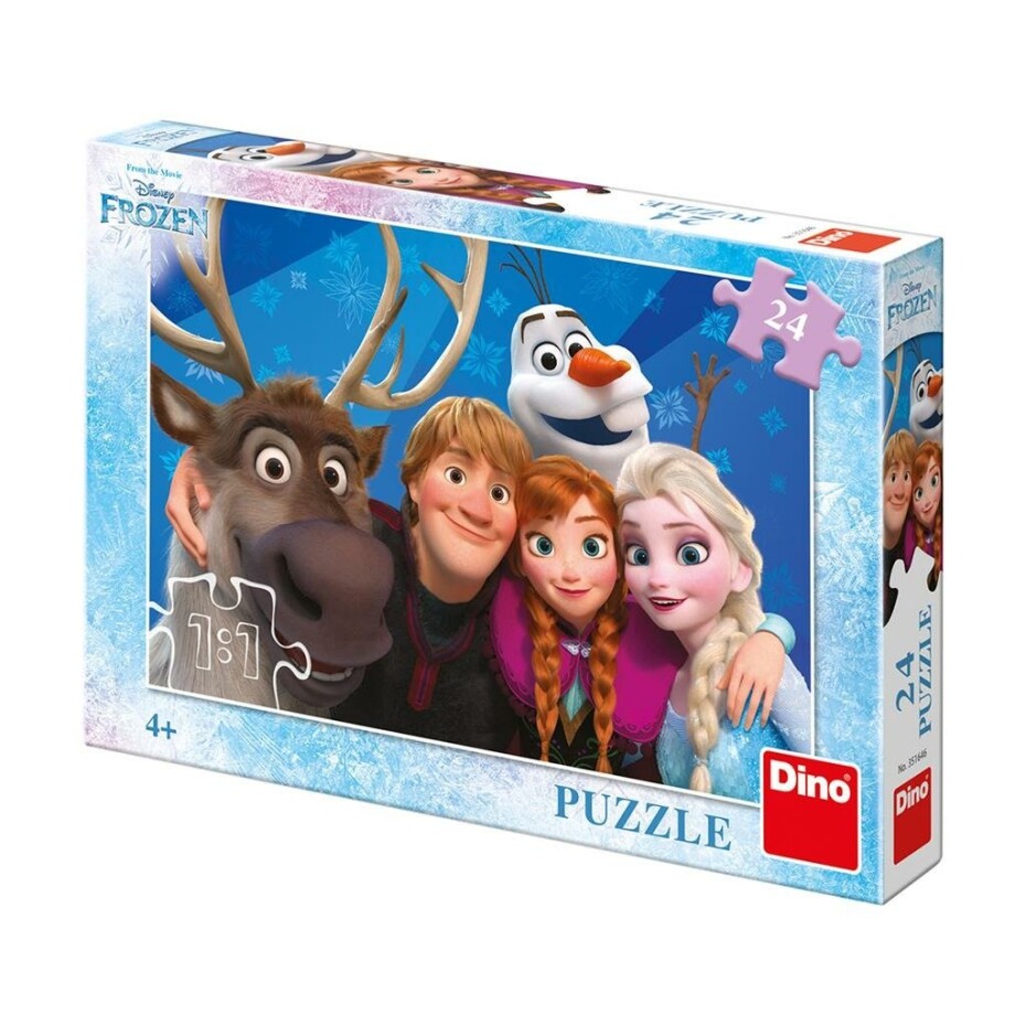 Ledové království II Selfie - Puzzle 24 dílků - Dino - main (0)