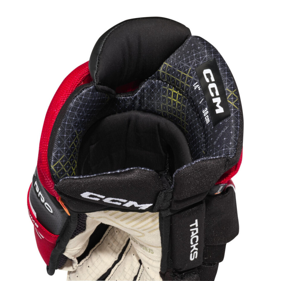 Hokejové rukavice CCM Tacks XF PRO Black/Red/White Junior 11 palců - main (3)