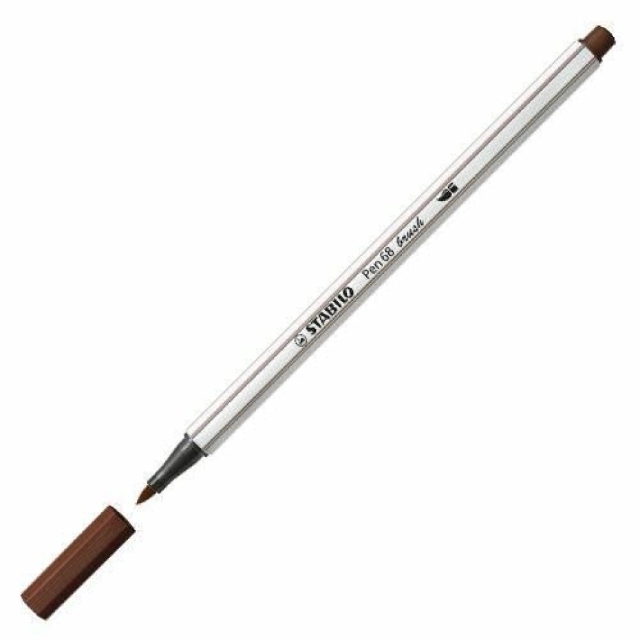 Fixa STABILO Pen 68 brush hnědá - main (0)