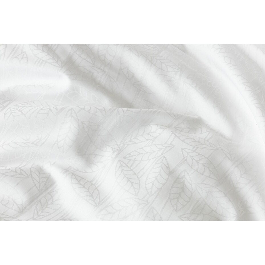Matějovský Povlečení z bambusového damašku Sofie White, 140 x 220 cm, 70 x 90 cm - main (2)