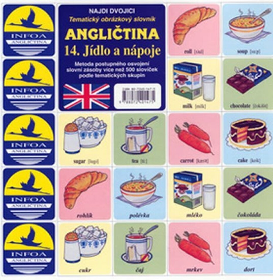 Najdi dvojici - Angličtina - 14. Jídlo a nápoje - kolektiv autorů - main (0)