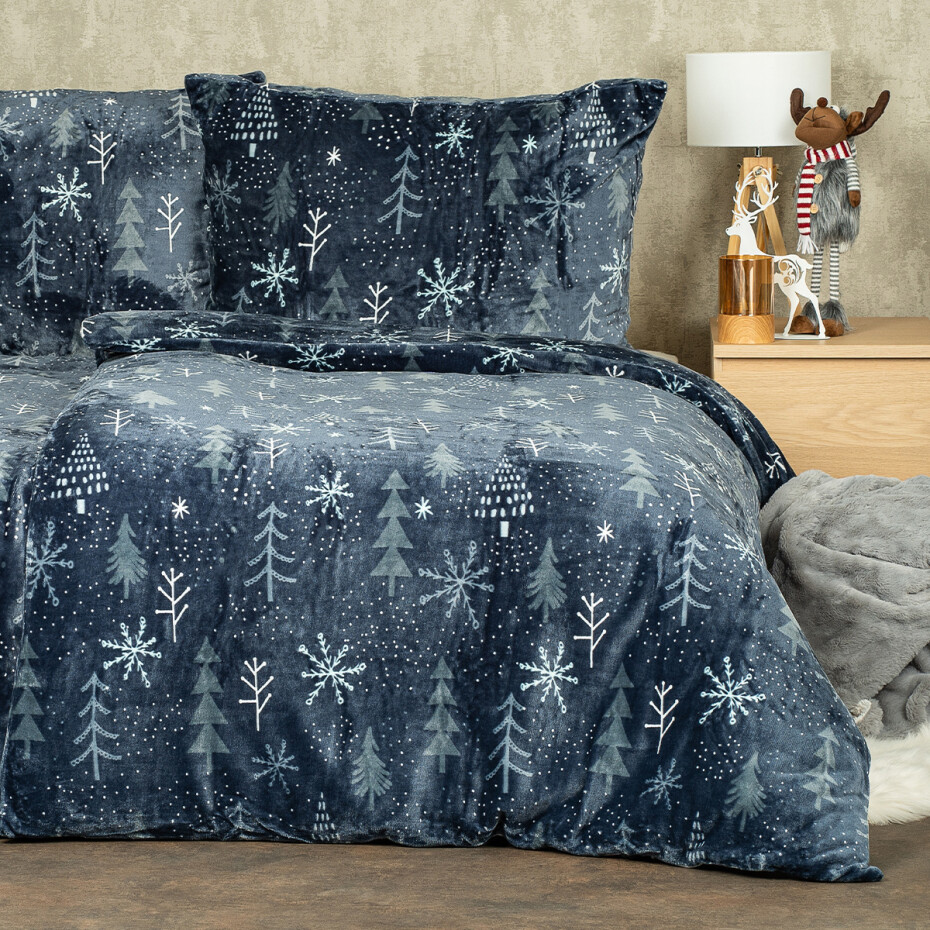 4Home Povlečení mikroflanel Silent night, 140 x 220 cm, 70 x 90 cm - main (1)