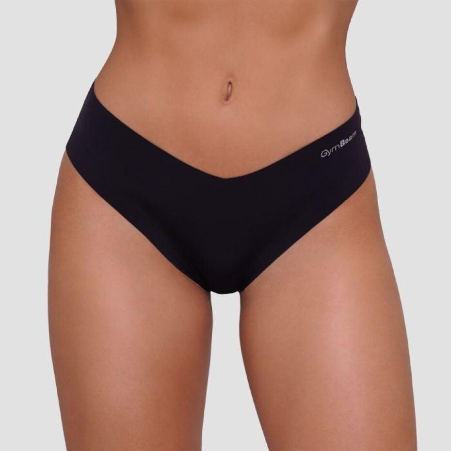GymBeam Bezešvé kalhotky Classic 3Pack Black - main (0)