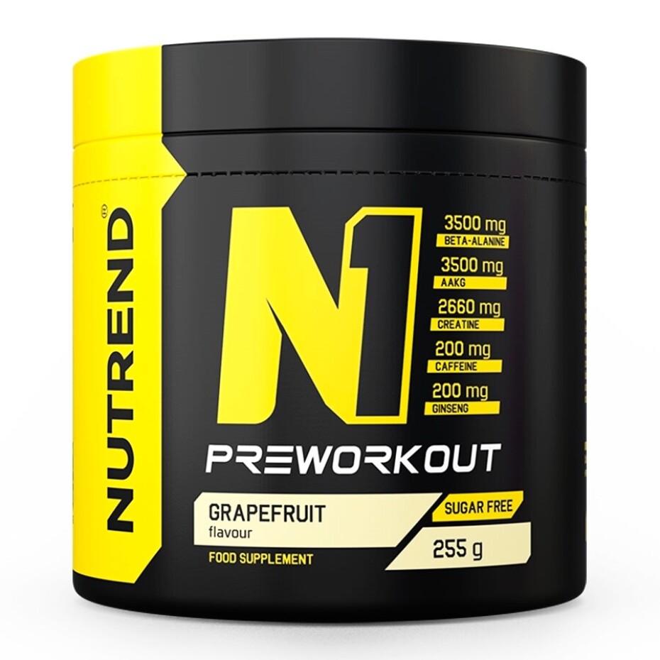 Nutrend N1 Pre-Workout 255 g modrá malina - main (3)
