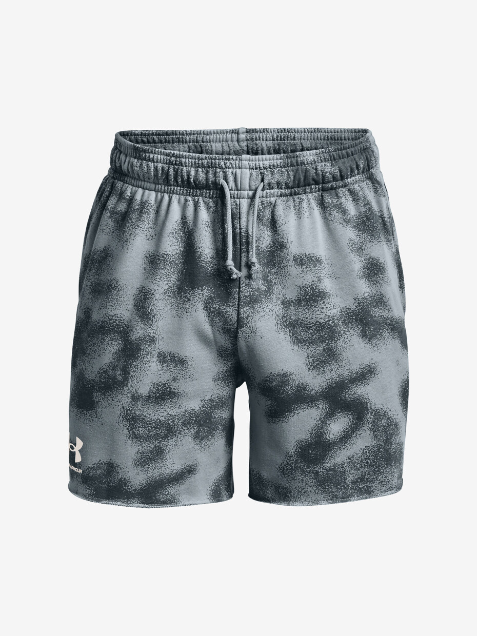 Pánské šortky Under Armour  Rival Terry 6in Short-BLU S - main (4)