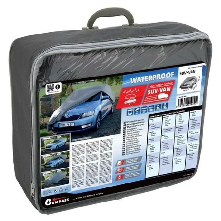 Compass Ochranná plachta FULL  SUV-VAN 100% WATERPROOF, 515 x 195 x 142 cm - main (3)