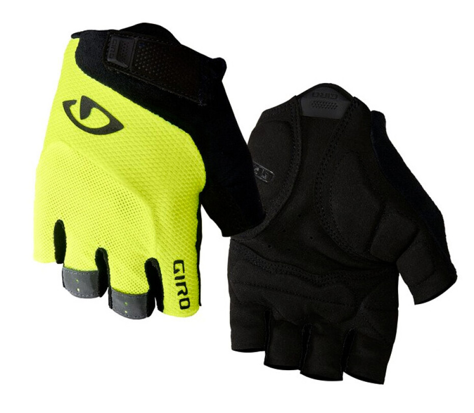 Cyklistické rukavice Giro  Bravo black/yellow S - main (0)