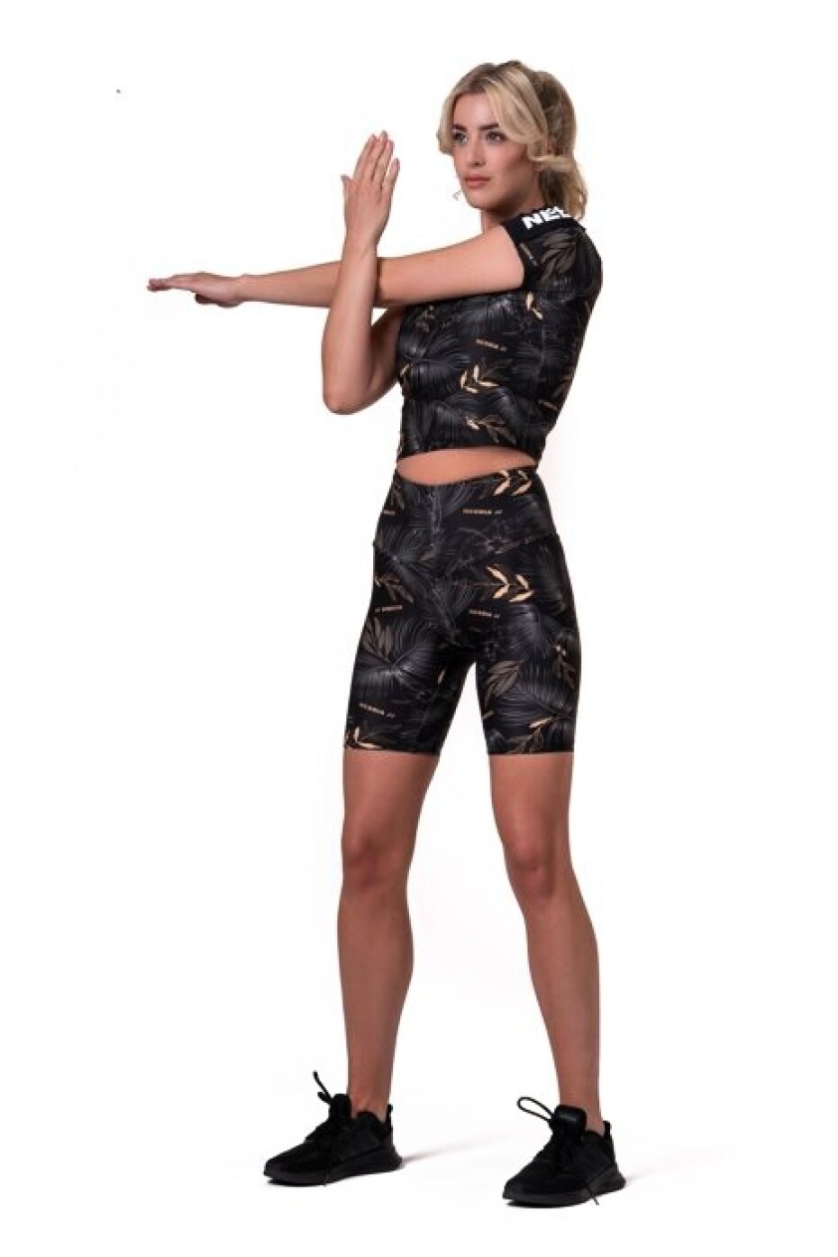 Dámské šortky Nebbia Ocean Selected Bike shorts Active 569 volcanic black XS - main (6)