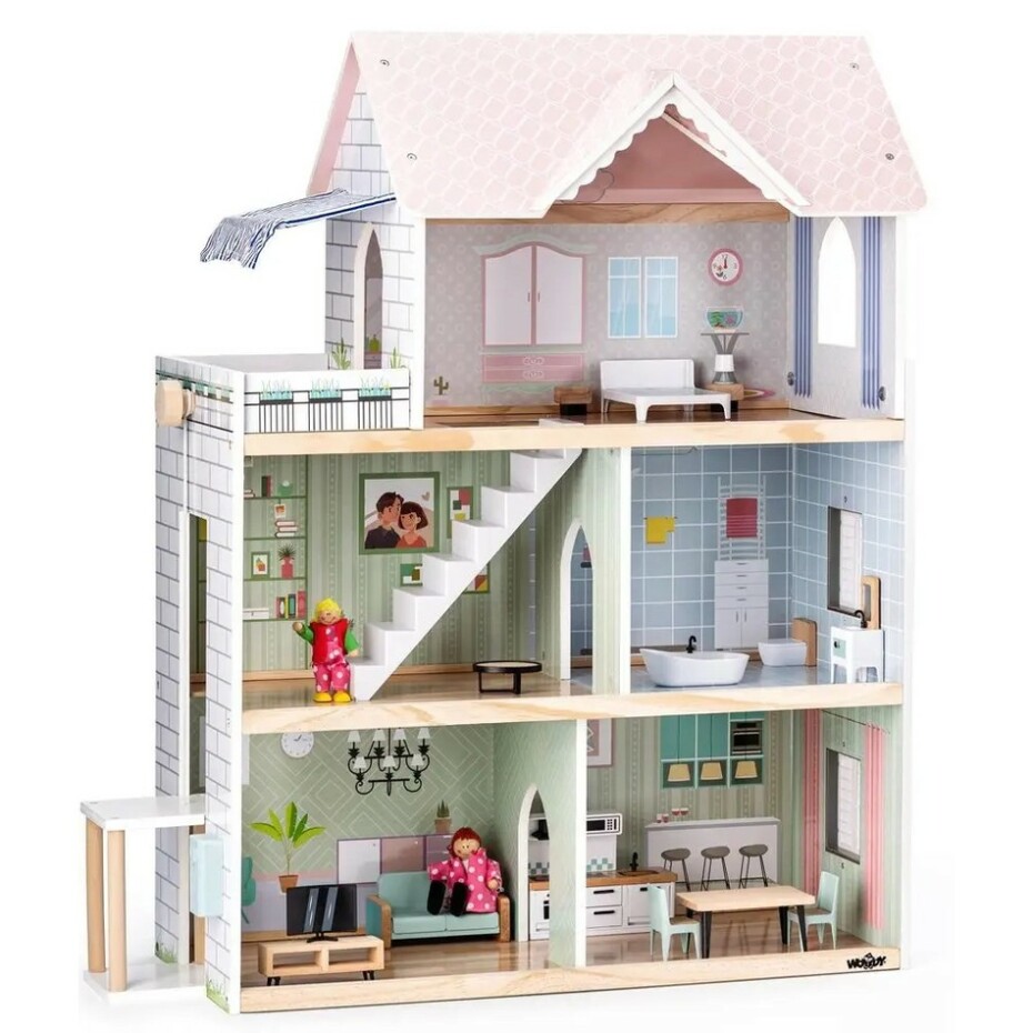 Woody Domeček pro panenky Molly, 63,5 x 31 x 80 cm - main (1)