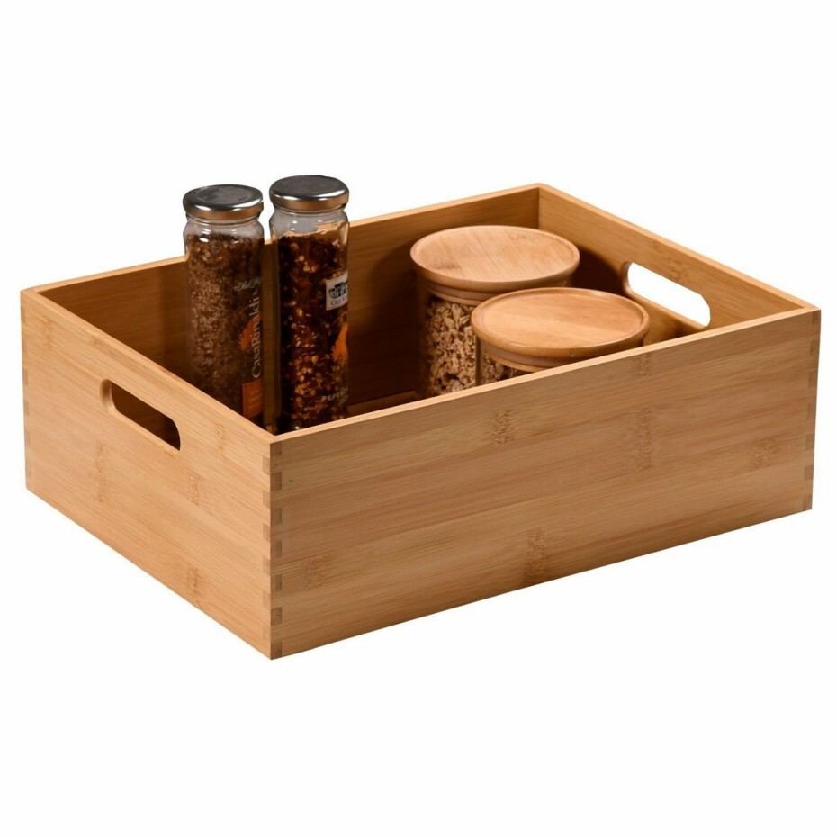 Kesper 57511 Bambusový box, 38,5 x 28,5  x 13 cm - main (1)