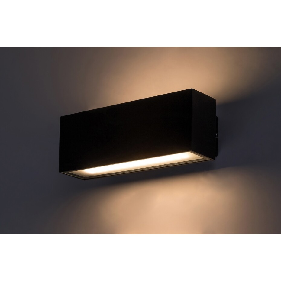 Rabalux 77075 venkovní nástěnné LED svítidlo Mataro 10 W, černá - main (2)