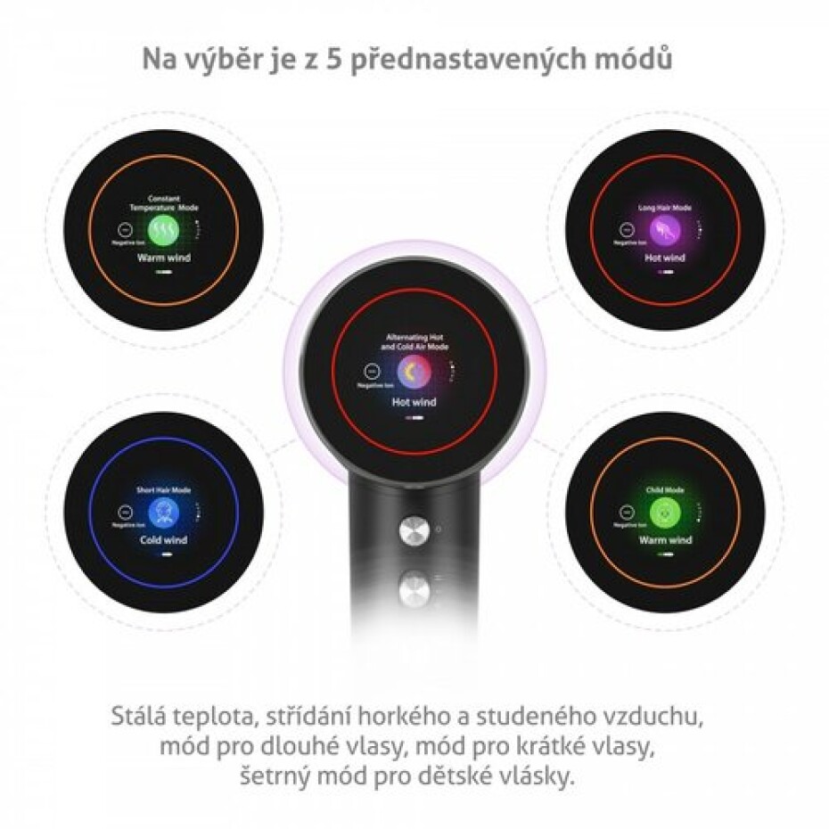 TrueLife Fén s ionizátorem a technologií Ultrasonic D9, černá - main (8)
