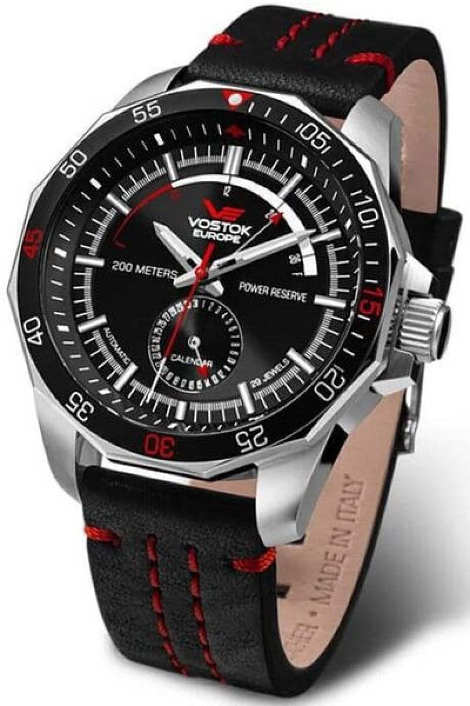 Vostok Europe N-1 Rocket Automatic Power Reserve NE57-225A563 - Ocelový řemínek  - main (2)