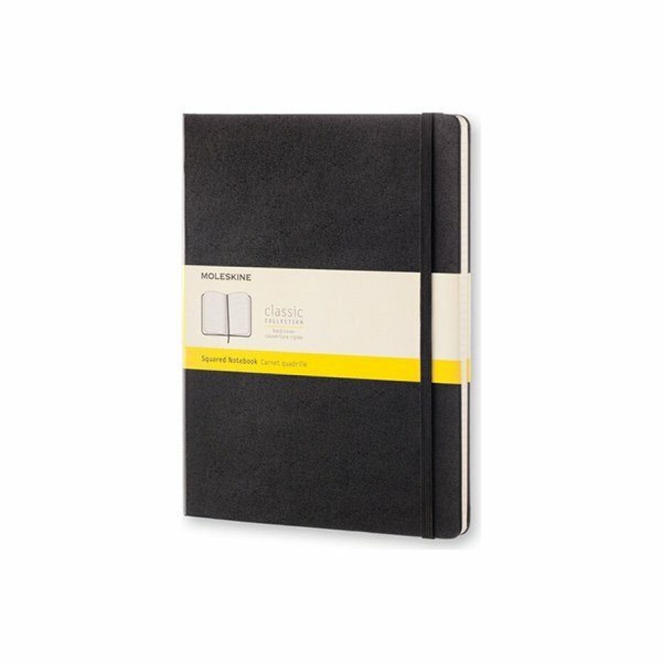 Zápisník Moleskine VÝBĚR BAREV - tvrdé desky - XL, čtverečkovaný 1331/11193 - Zápisník Moleskine - tvrdé desky černý - main (0)