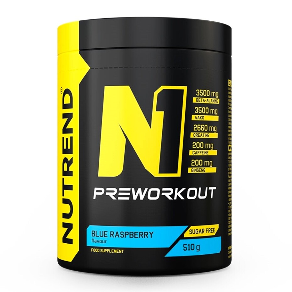 Nutrend N1 Pre-Workout 510 g červený pomeranč - main (1)