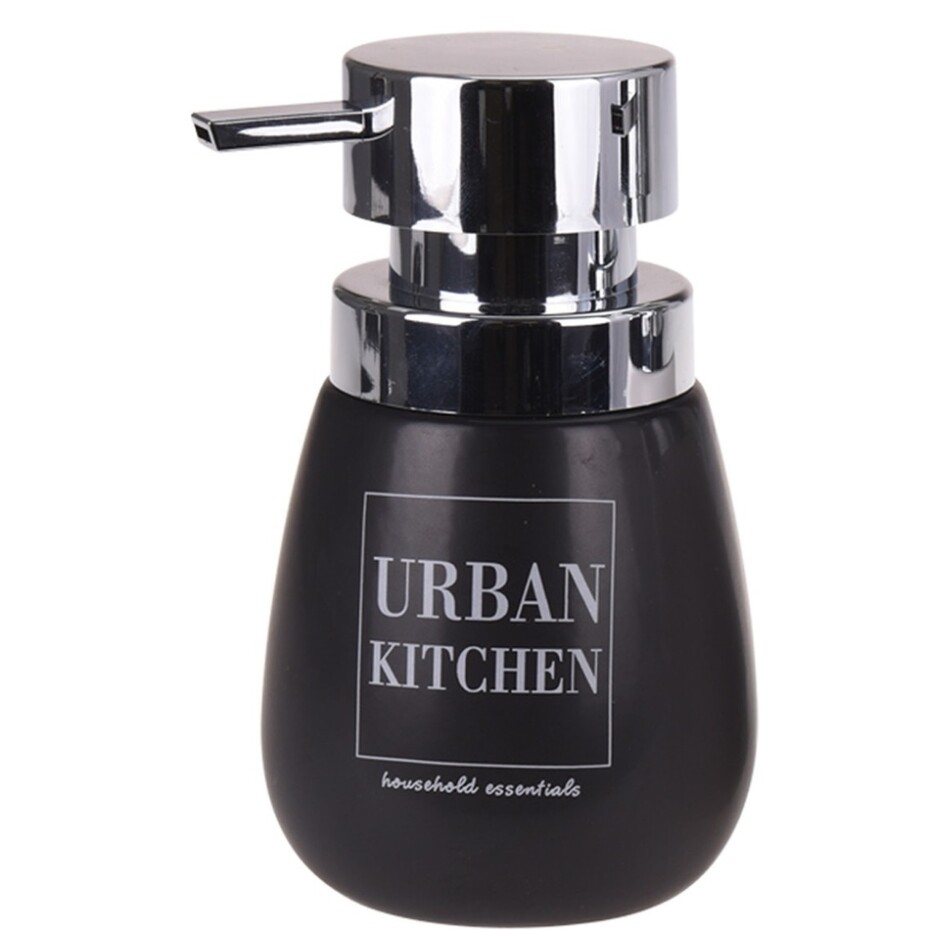 Dávkovač na tekuté mýdlo Urban kitchen, černá - main (0)