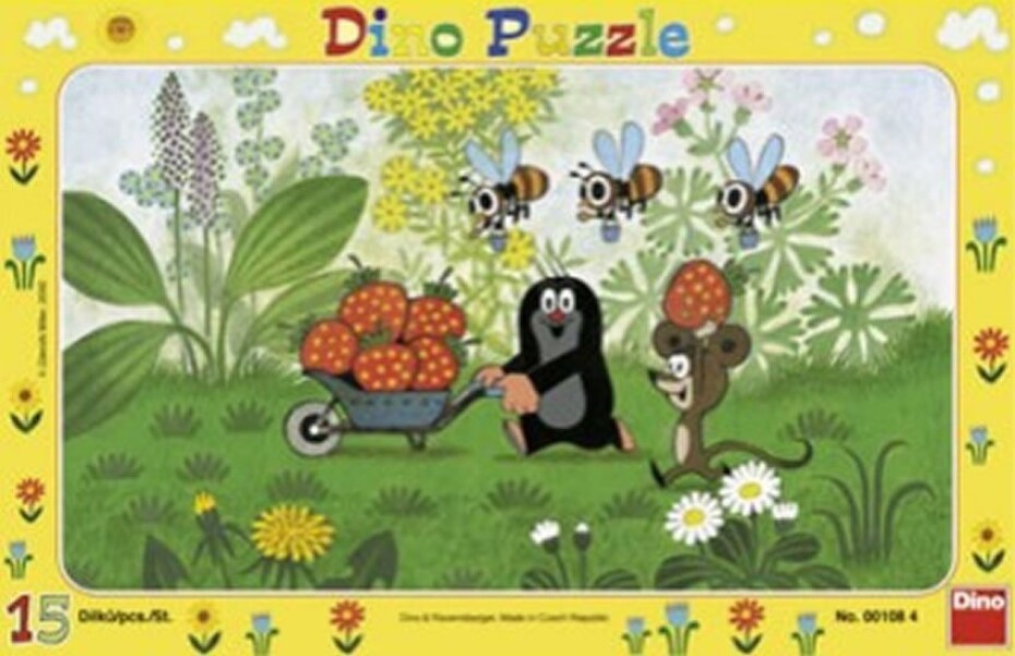 Puzzle deskové Krtek na výletě 15 dílků - main (0)