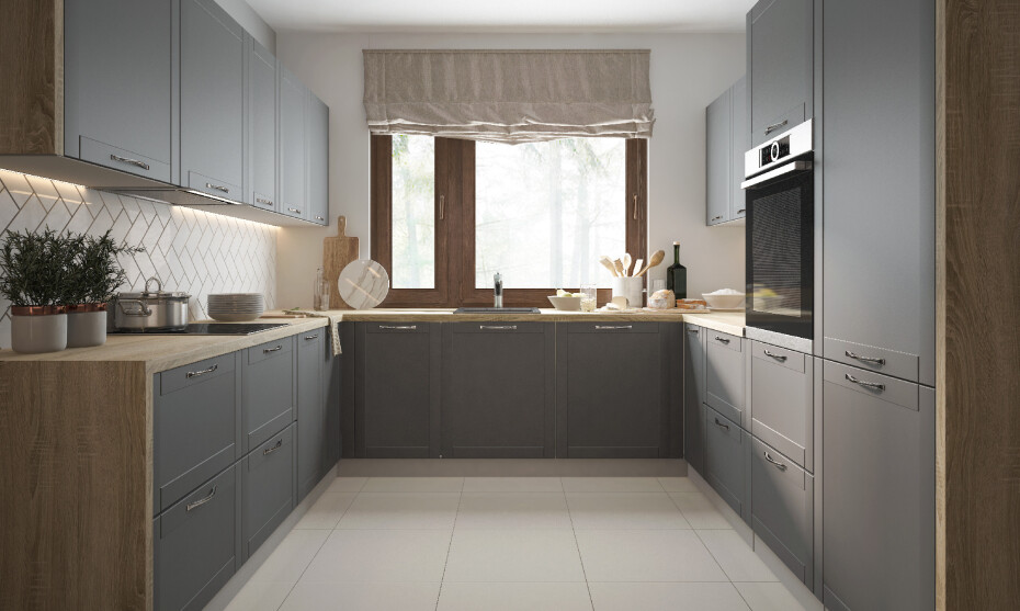 ArtExt Kuchyňská skříňka spodní, D2M / 60 Tivoli Barva korpusu: Grey - main (5)