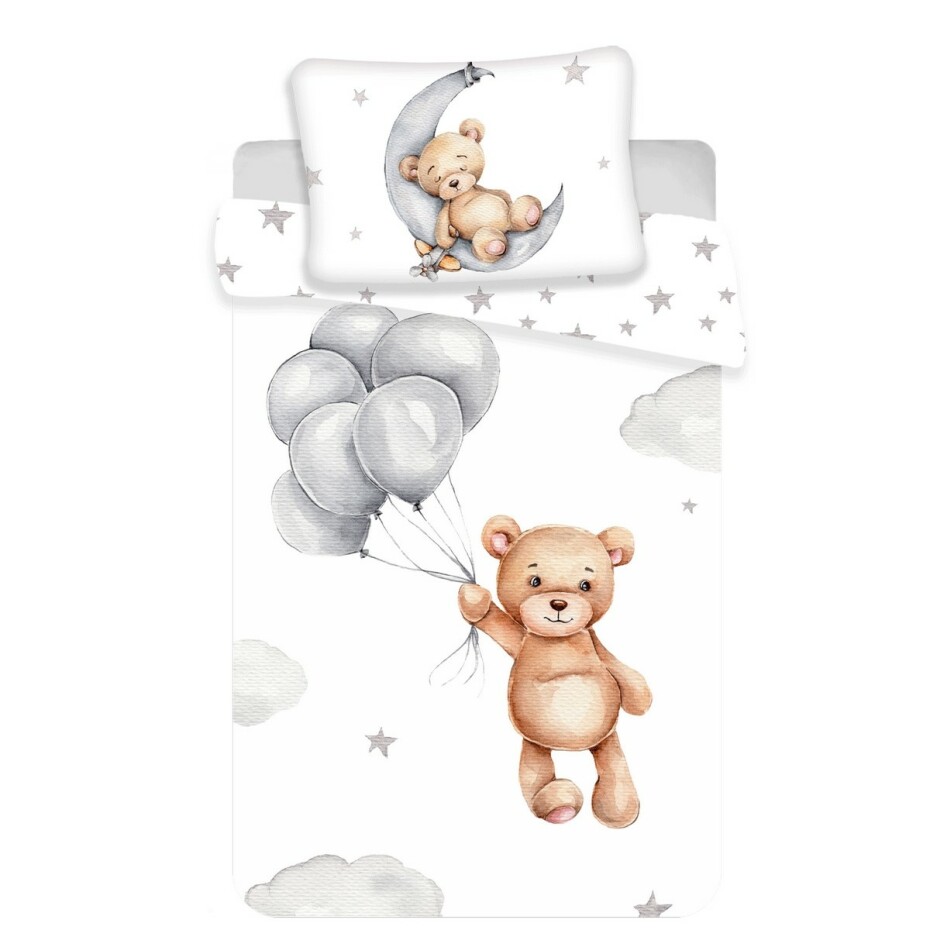 Jerry Fabrics Dětské bavlněné povlečení do postýlky Medvídek baby, 100 x 135 cm, 40 x 60 cm - main (0)