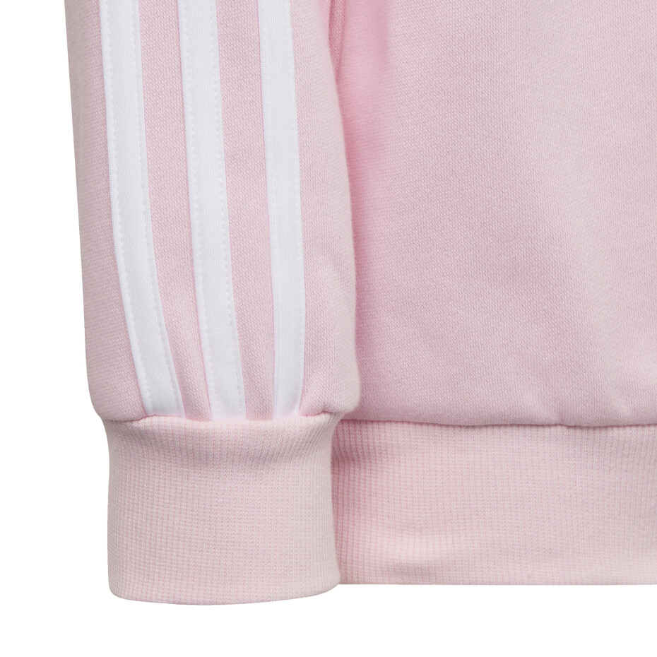 Dětská mikina adidas  Essentials 3-Stripes Crew Neck Clear Pink 116 cm - main (1)