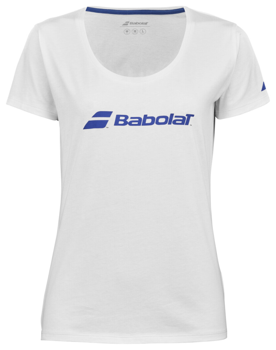 Dámské tričko Babolat  Exercise Babolat Tee Women White S - main (0)
