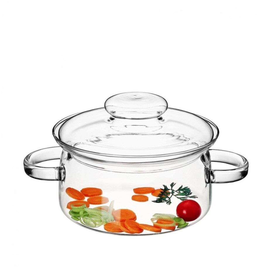 Simax 6063 skleněný hrnec s poklicí Nyko 1,5 l - main (1)