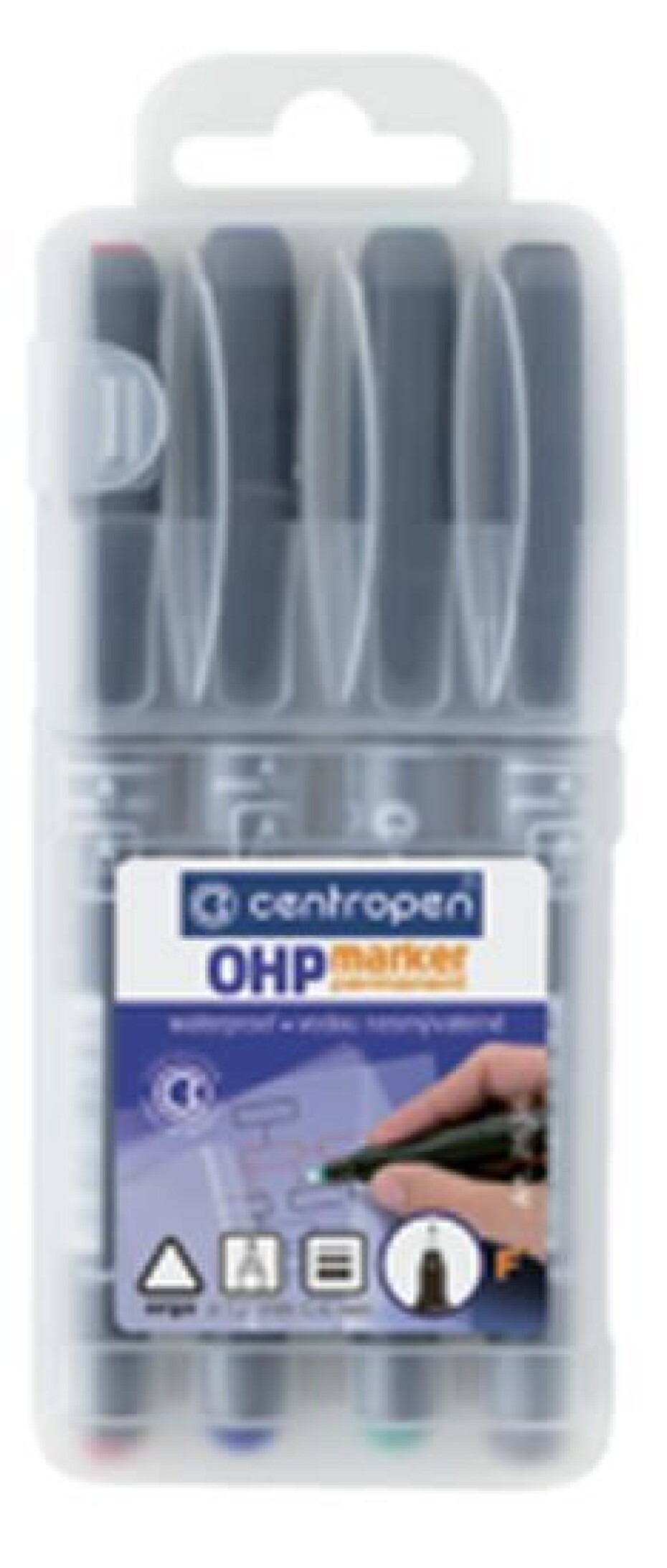 Centropen popisovač 2636 permanent 4 ks - main (0)