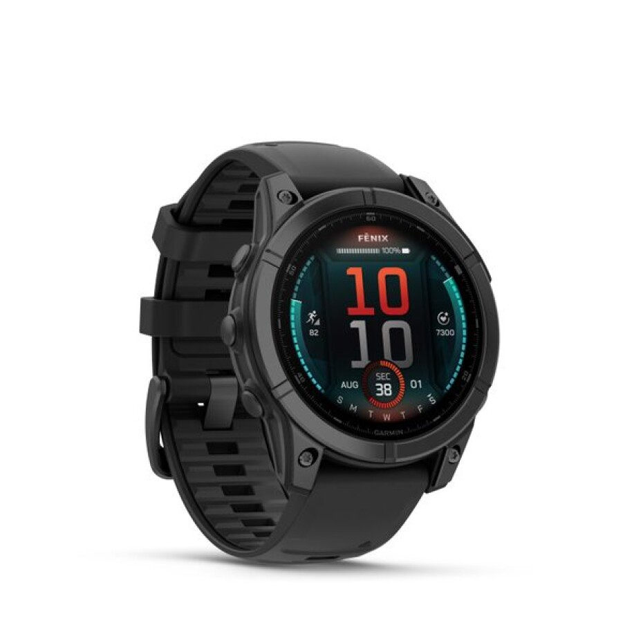 Garmin Fenix® E – 47 mm, AMOLED Slate grey steel 010-03025-01 - main (5)