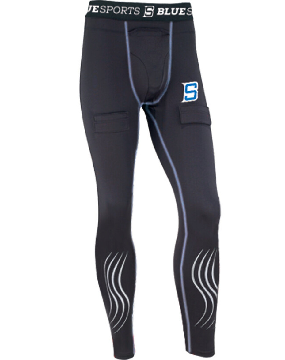 Kompresní kalhoty se suspenzorem Blue Sports  Fitted Pant Senior M - main (2)