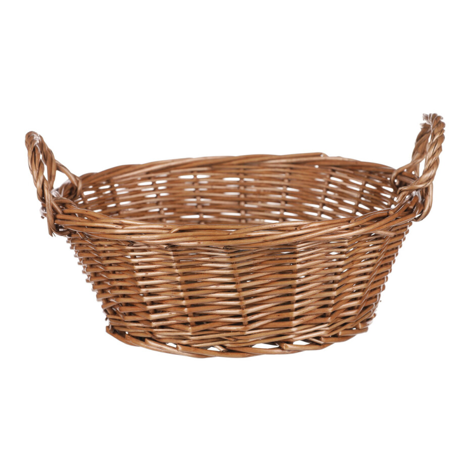 Proutěný dekorační košík Camille, 25 x 9 x 25 cm - main (1)
