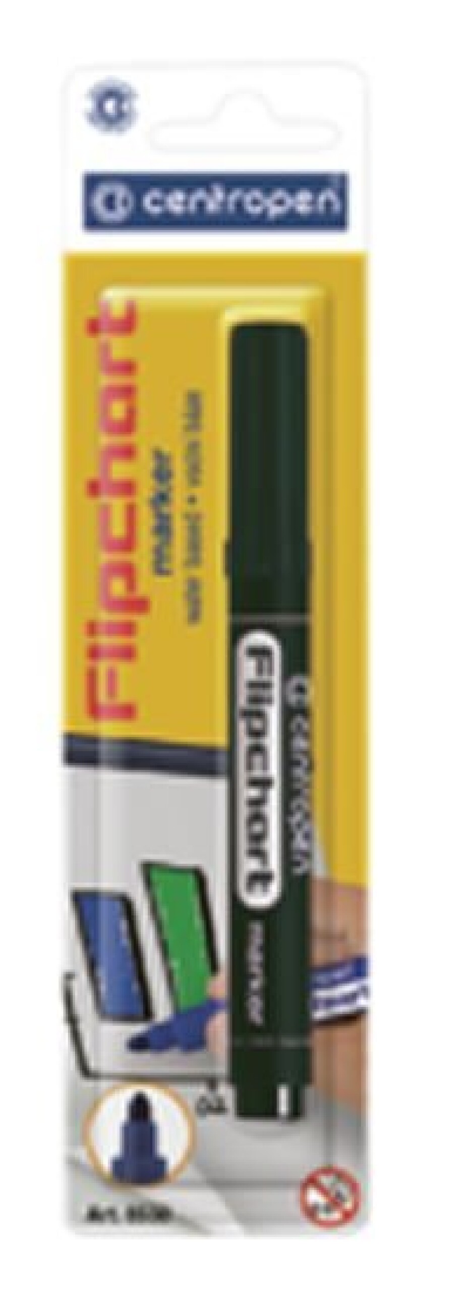 Centropen popisovač 8550 černý blistr - main (0)