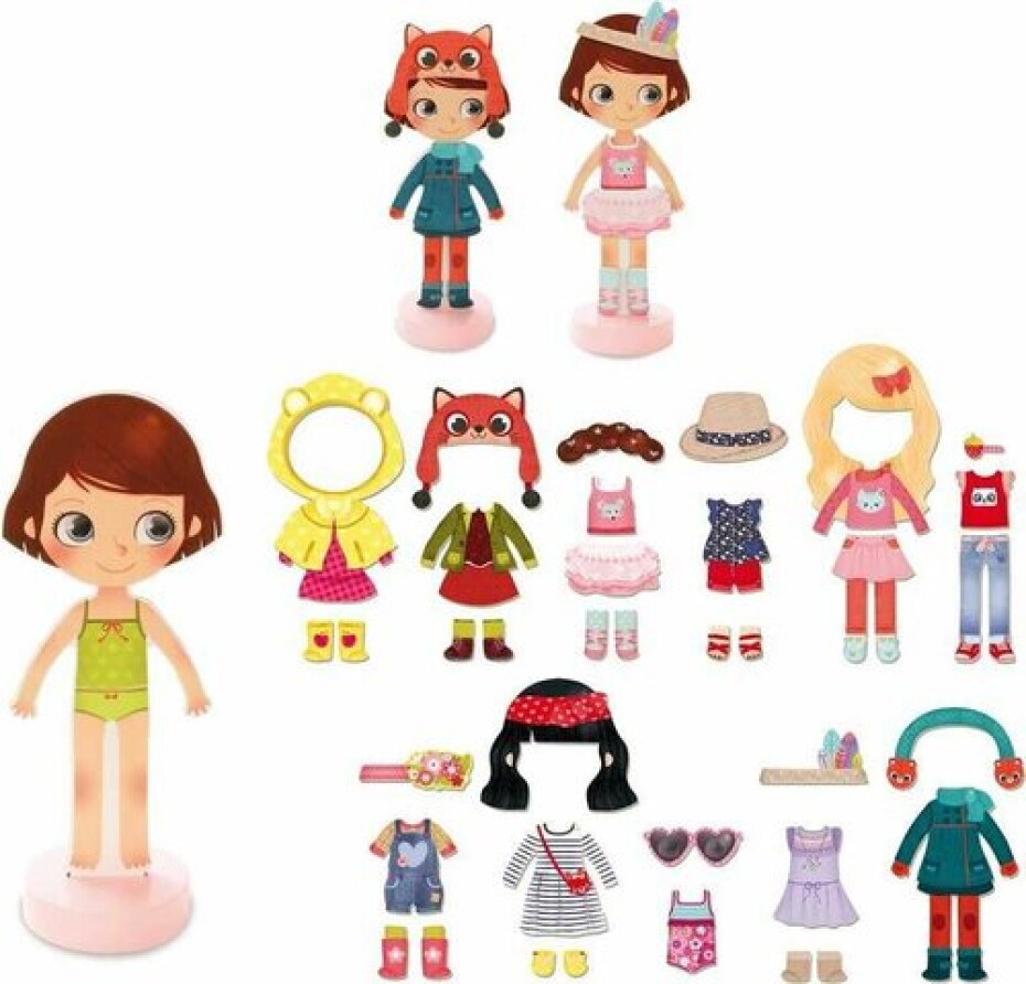 Vilac Magnetické oblékací puzzle Chloe - main (0)