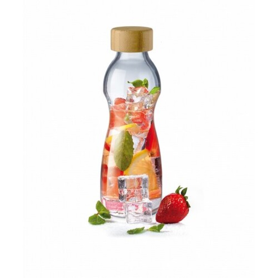Simax 10080/LB nápojová láhev s bambusovým víčkem Pure Bottle 0,5 l - main (2)
