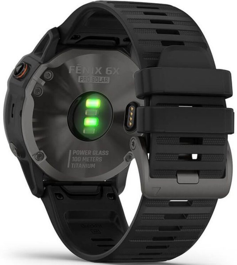 Garmin fenix6X PRO Solar, TitaniumGrayDLC/Black Band (MAP/Music) 010-02157-21 - main (2)
