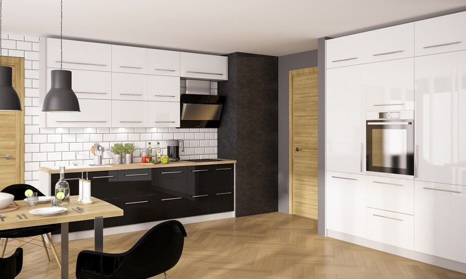 ArtExt Kuchyňská skříňka horní PLATINIUM | W4B 90 Barva korpusu: Grey - main (4)