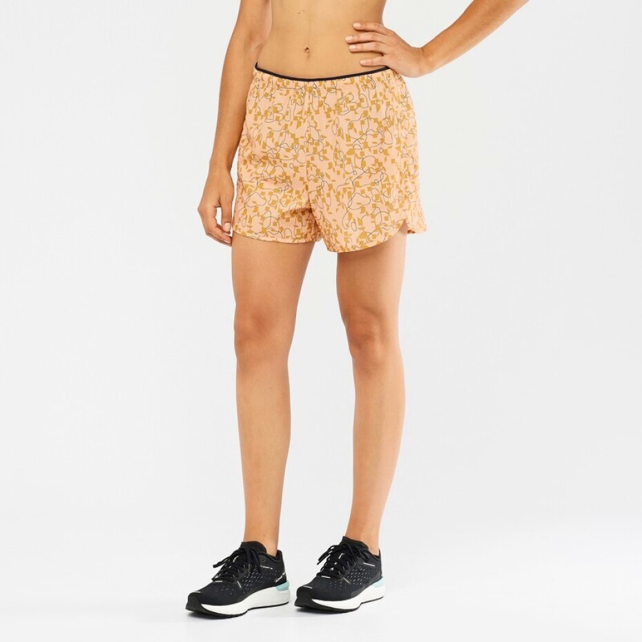 Dámské šortky Salomon  Agile Short W Almond Cream L - main (4)