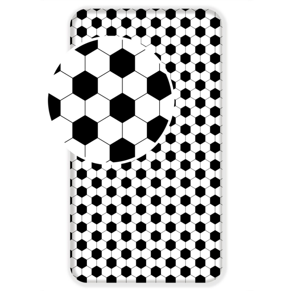 Jerry Fabrics Dětské bavlněné prostěradlo Fotbal, 90 x 200 cm - main (0)