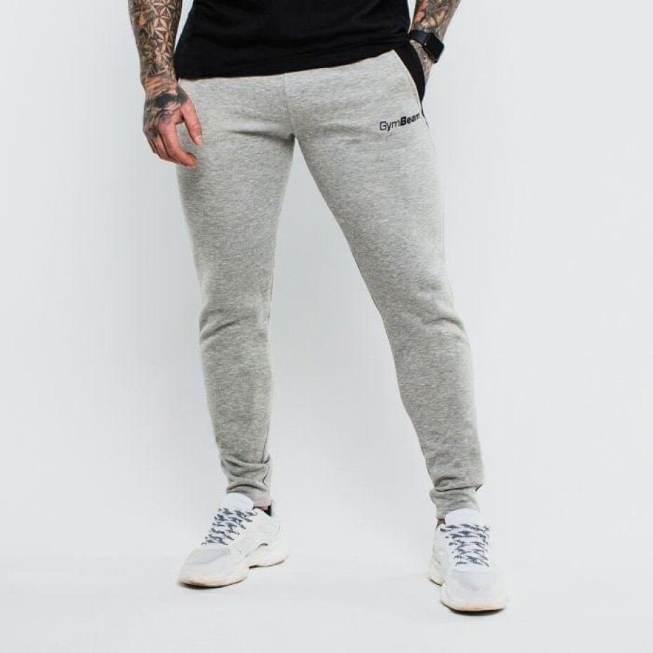 GymBeam Tepláky Slimfit Grey - main (0)
