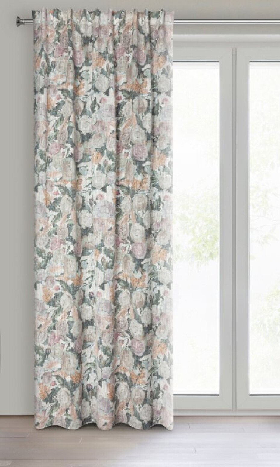 ArtFir Závěs IRMA P | květiny 140 x 270 cm - main (1)