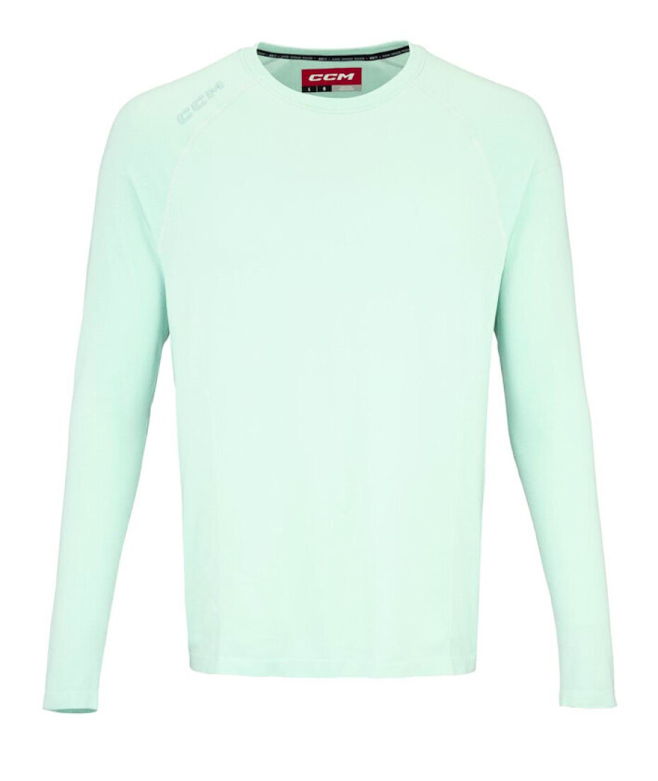 Kompresní tričko CCM  LS Premium Training Tee Seafoam Senior L - main (0)
