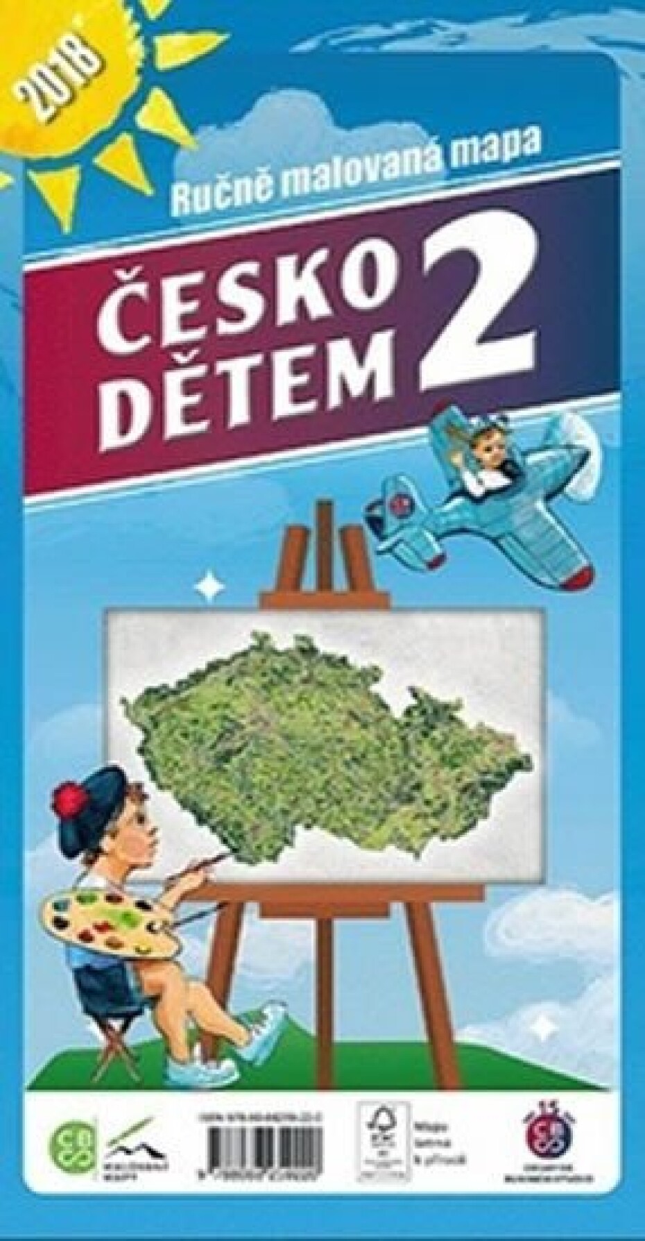 Česko dětem 2 - Ručně malovaná mapa - main (0)