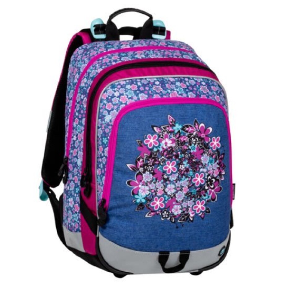 Bagmaster Školní batoh pro prvňáčky ALFA 20 A BLUE/PINK/WHITE - main (0)